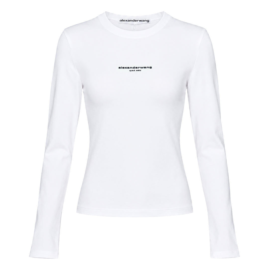 Logo Print Long Sleeve Tee