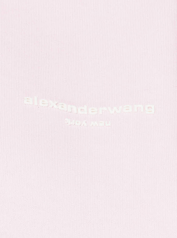 Alexander Wang Logo Print Zip-Up Hoodie - view 3