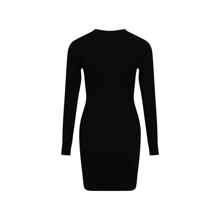Long Sleeve Crew Neck Dress