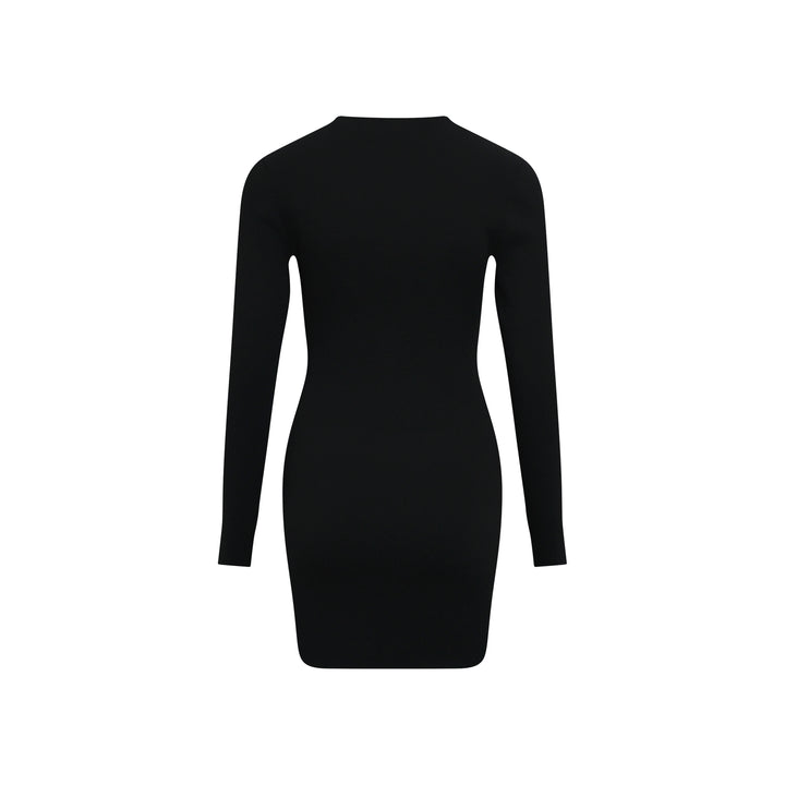 Long Sleeve Crew Neck Dress