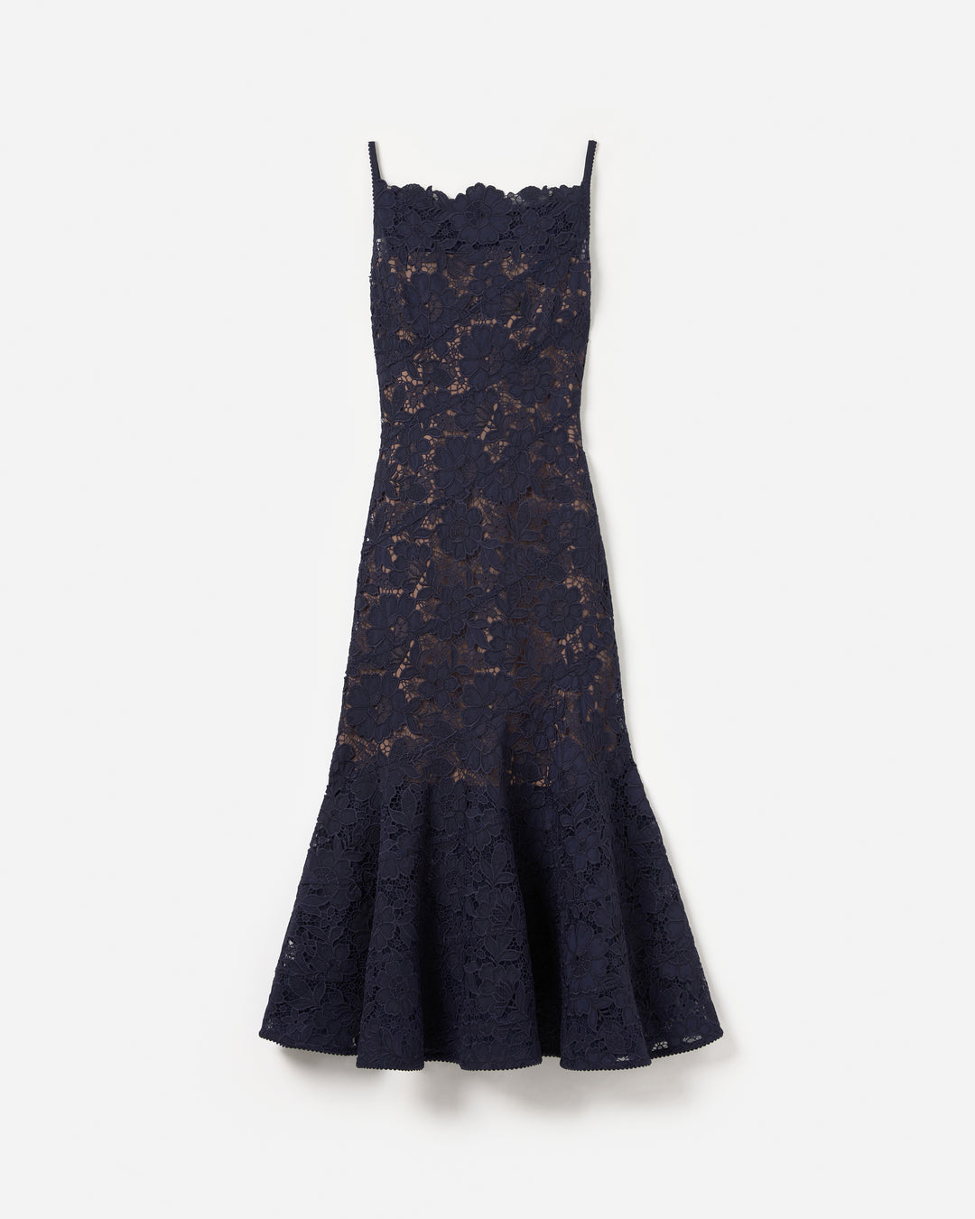 Spiral Lace Midi Dress
