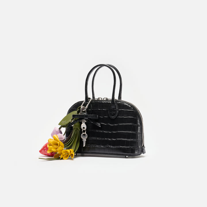 Croc Leather Toast Mini Bag