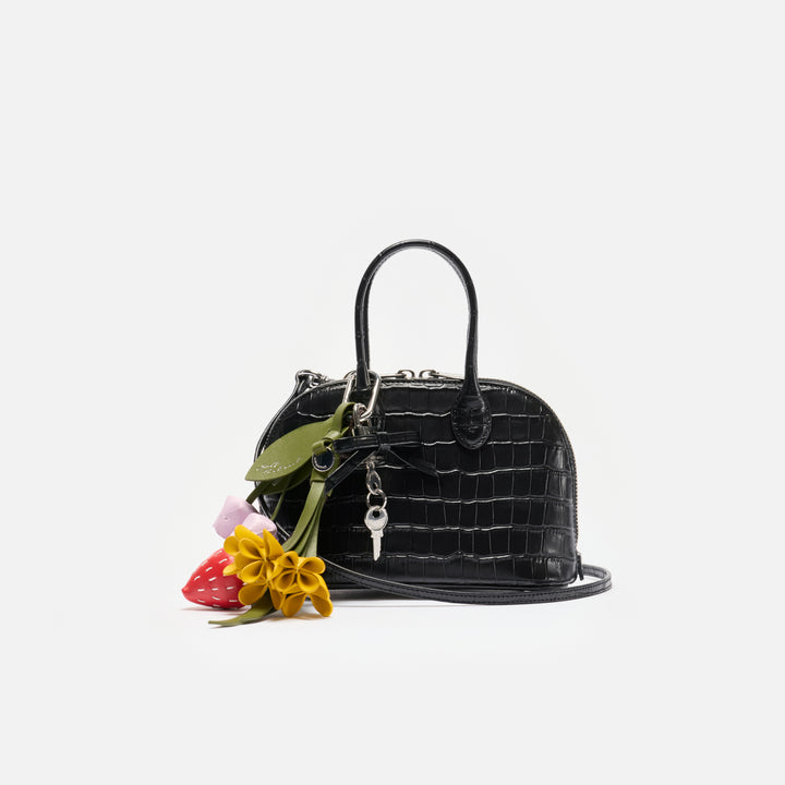Croc Leather Toast Mini Bag