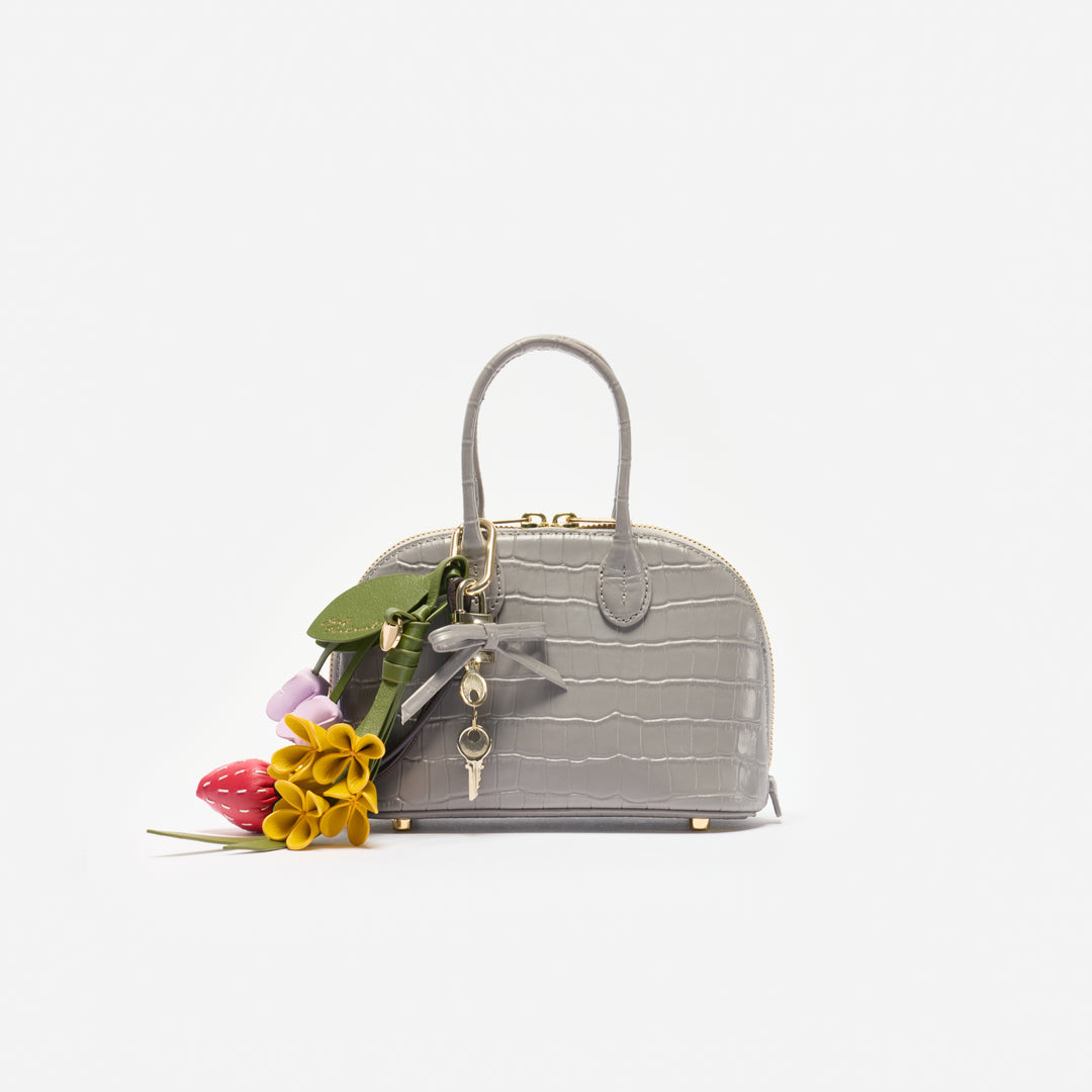 Croc Leather Mini Bag