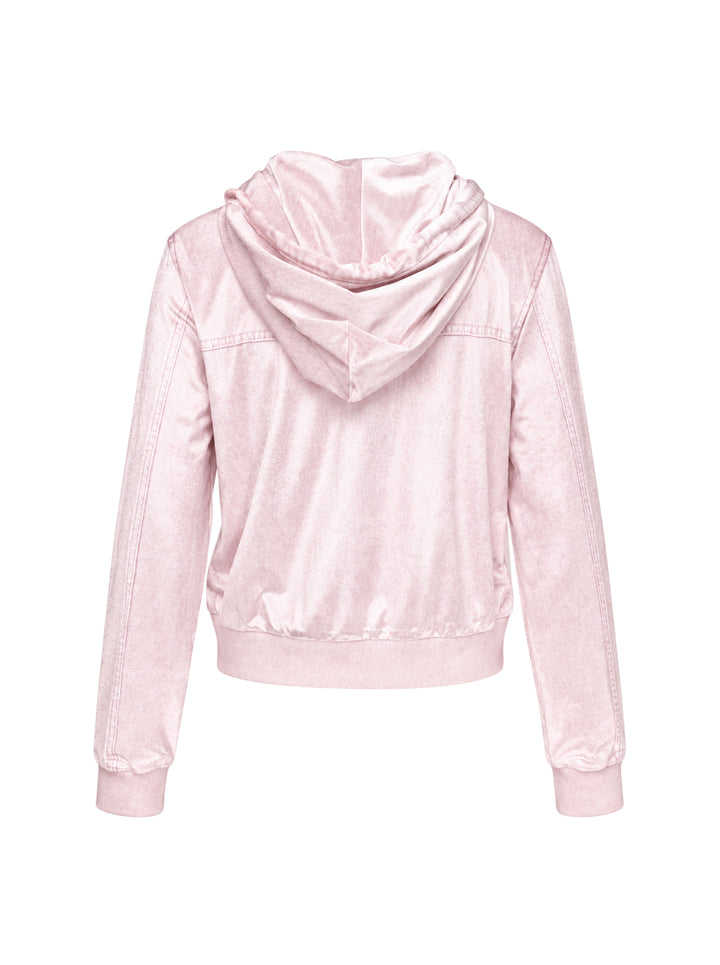 rag & bone Miramar Velvet Zip Hoodie - view 2
