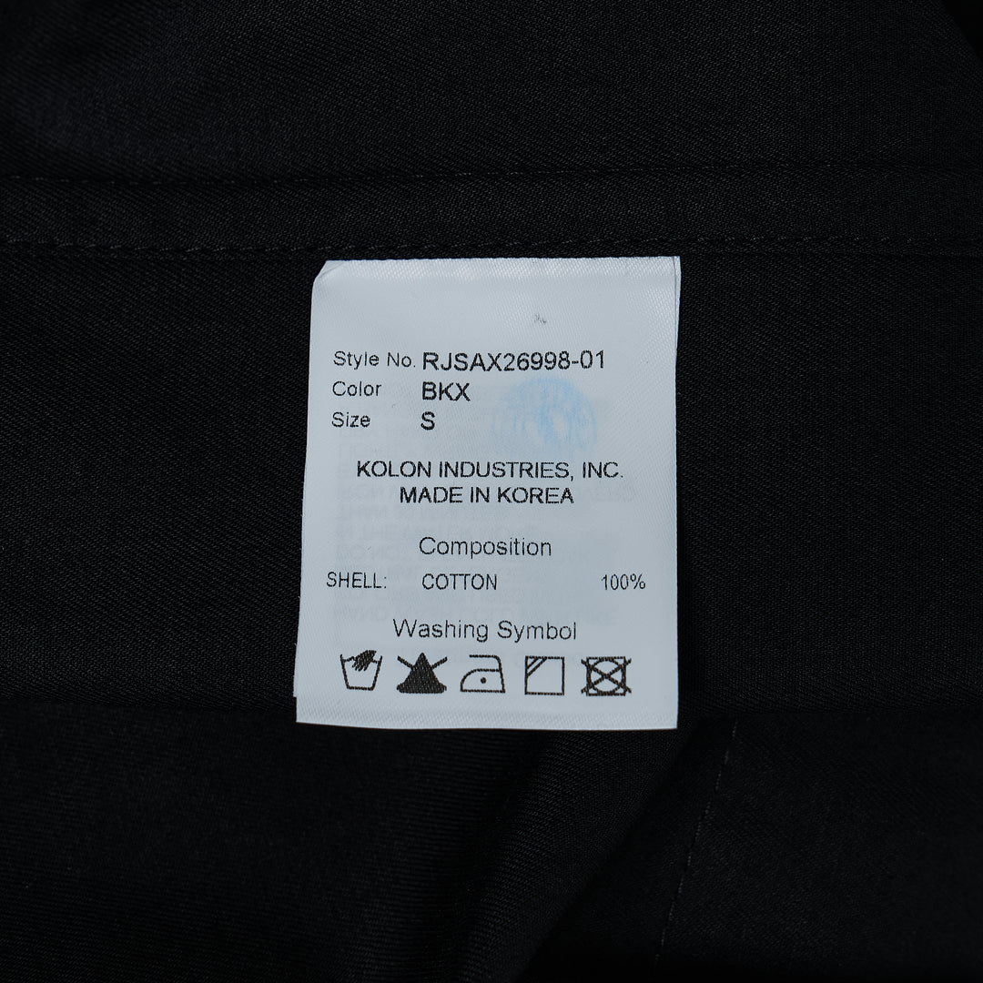 Cropped Raw Hem Button Shirt