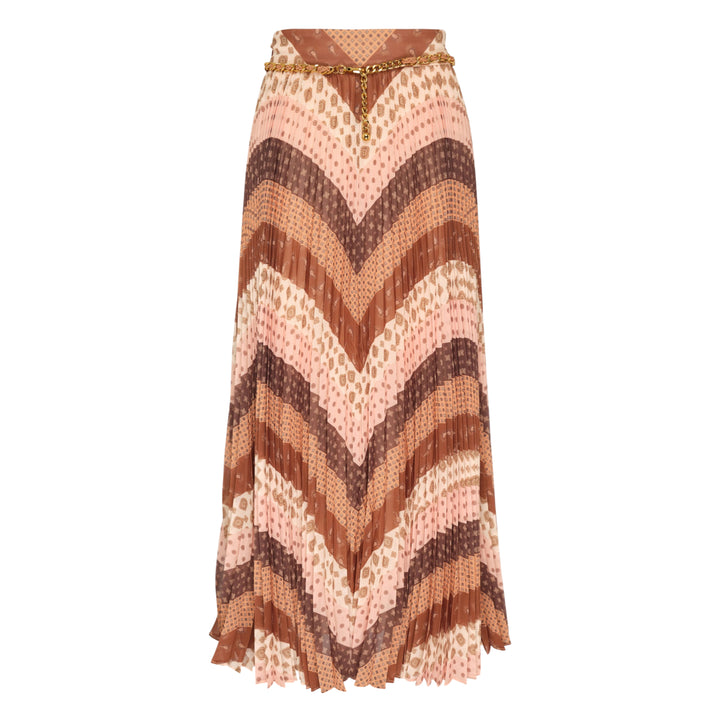 Sunray Pleated Maxi Skirt