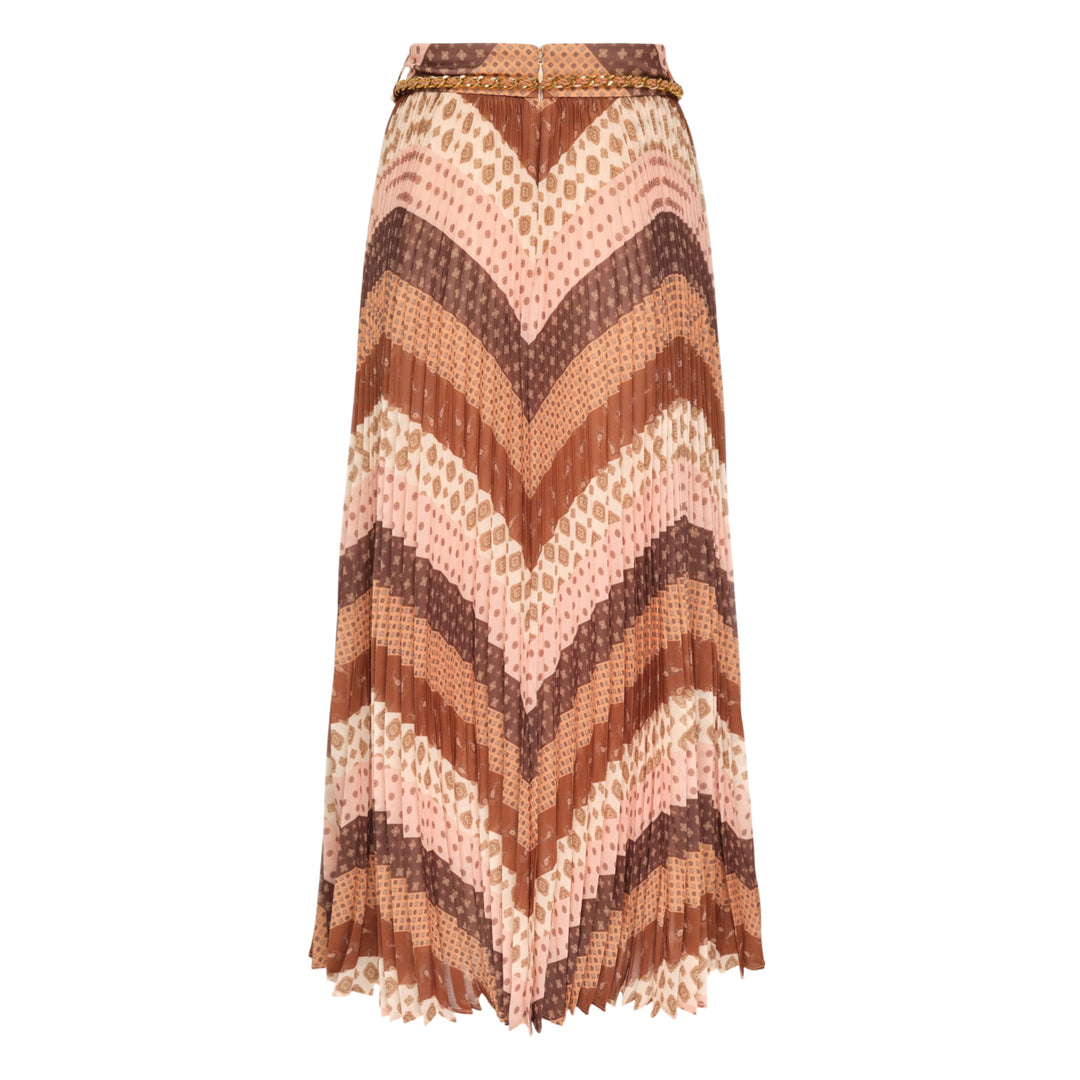 Sunray Pleated Maxi Skirt