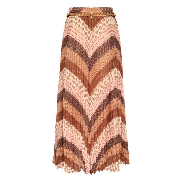 Sunray Pleated Maxi Skirt