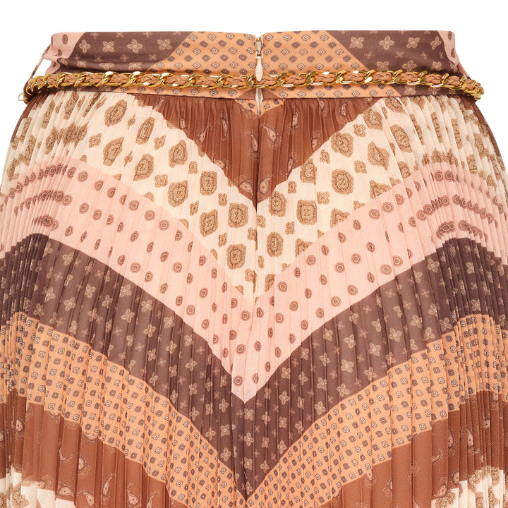Sunray Pleated Maxi Skirt