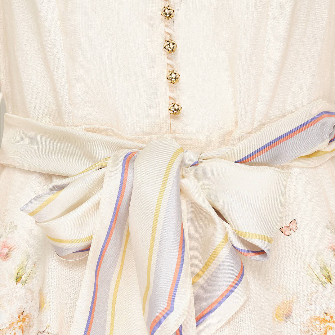 Valiant Button Mini Dress