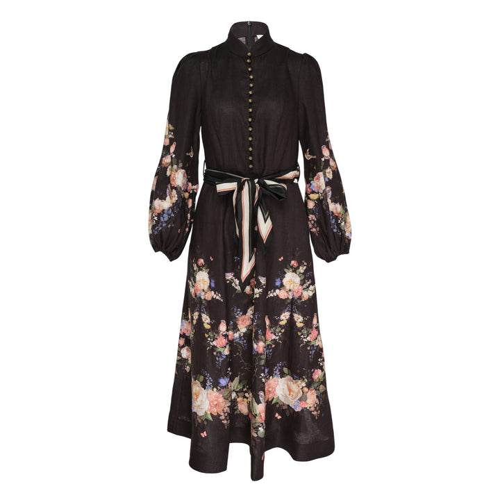 Valiant Button Midi Dress