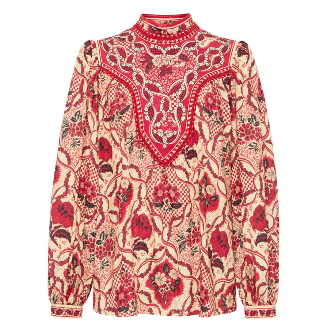 Kenny Floral Woven Blouse