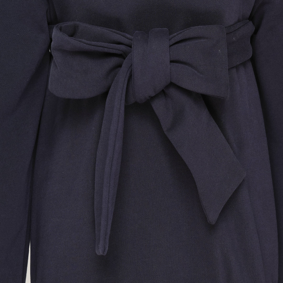 Tie Front Bow Hoodie