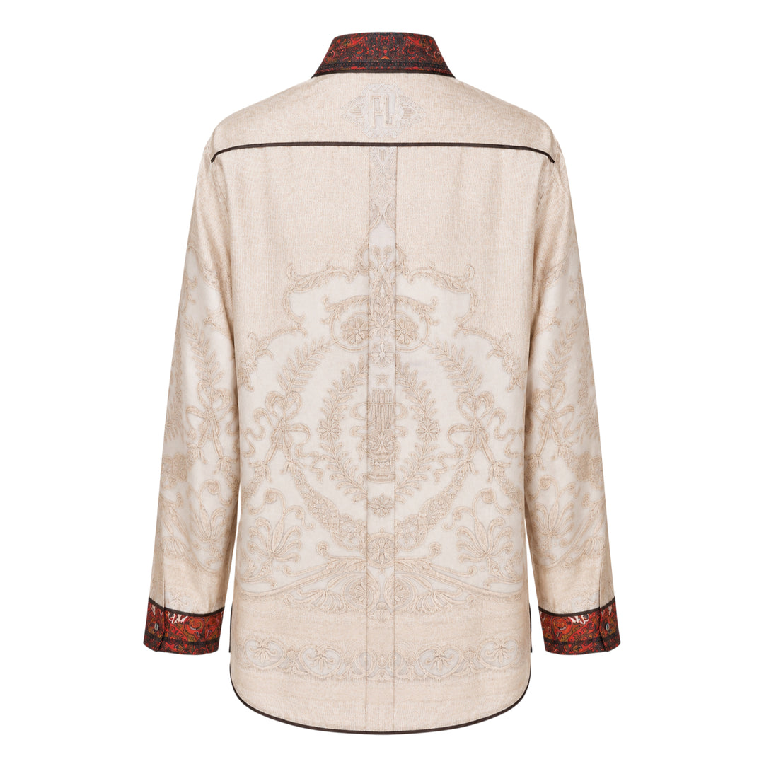 Floral Print Long Sleeve Shirt