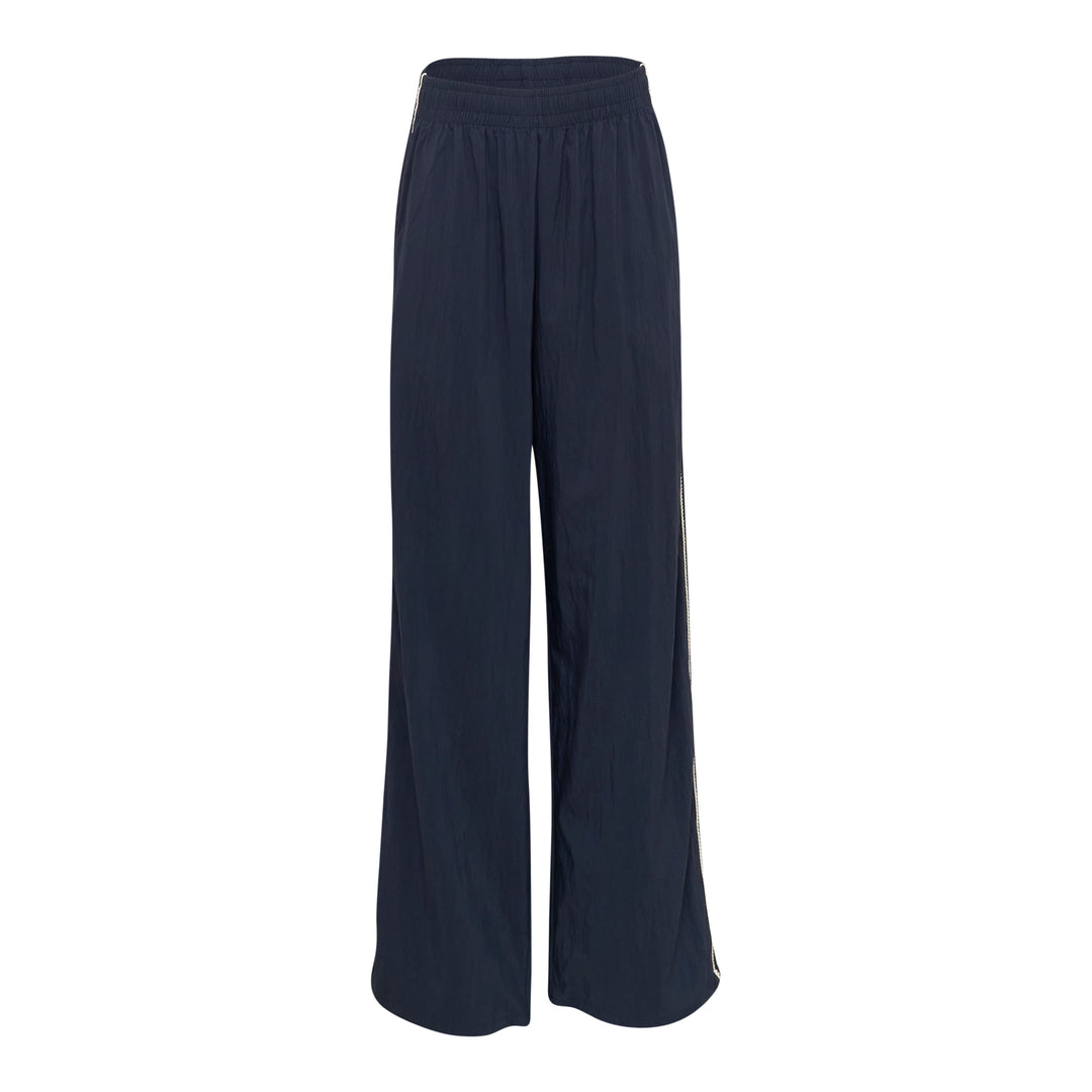 Weaving Wide-Leg Track Pants