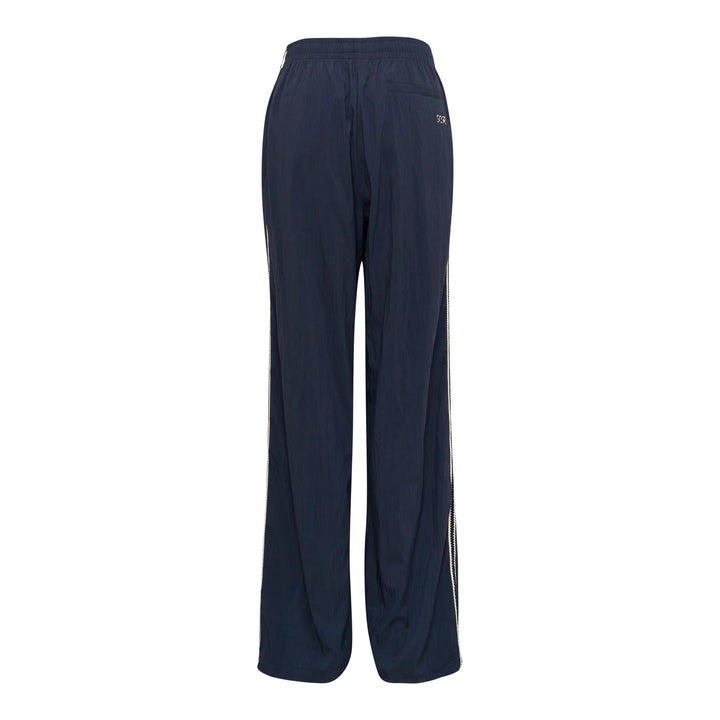 Weaving Wide-Leg Track Pants