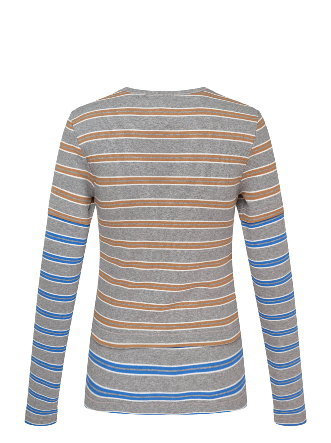 GANNI Soft Cotton Rib Long Sleeve Top - view 2