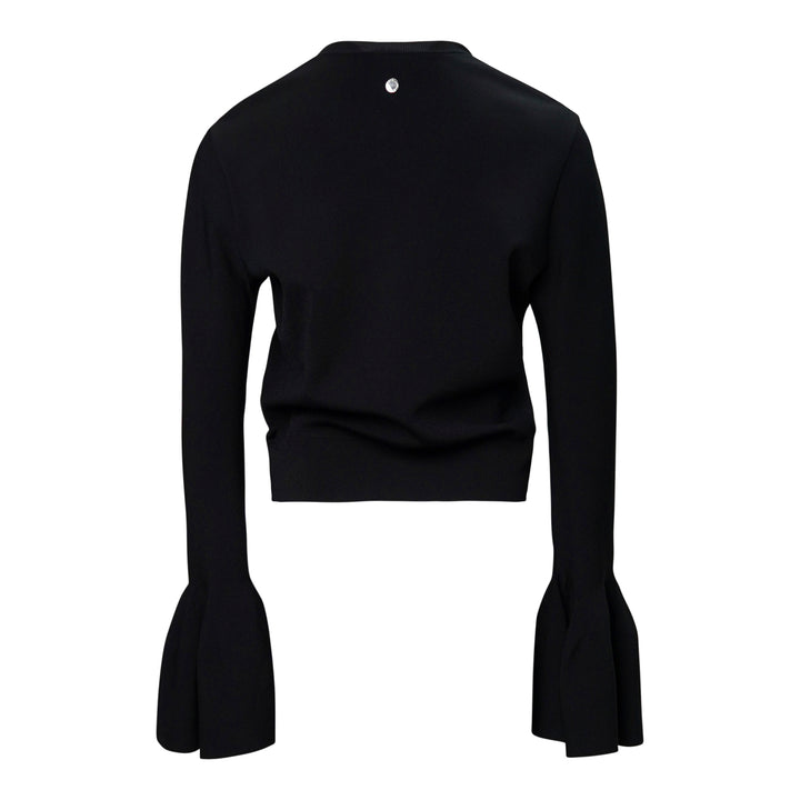 Stella McCartney Compact Knit Bell Sleeve Cardigan - view 2
