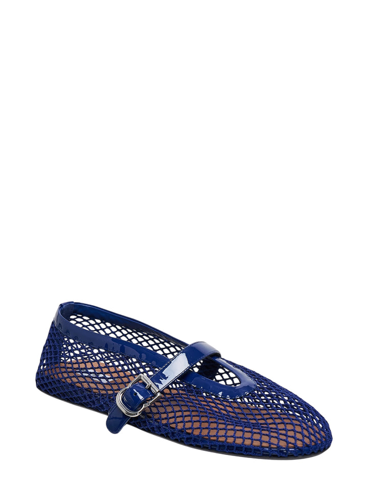 ALAIA Fishnet Mary Jane Ballet Flats - view 2