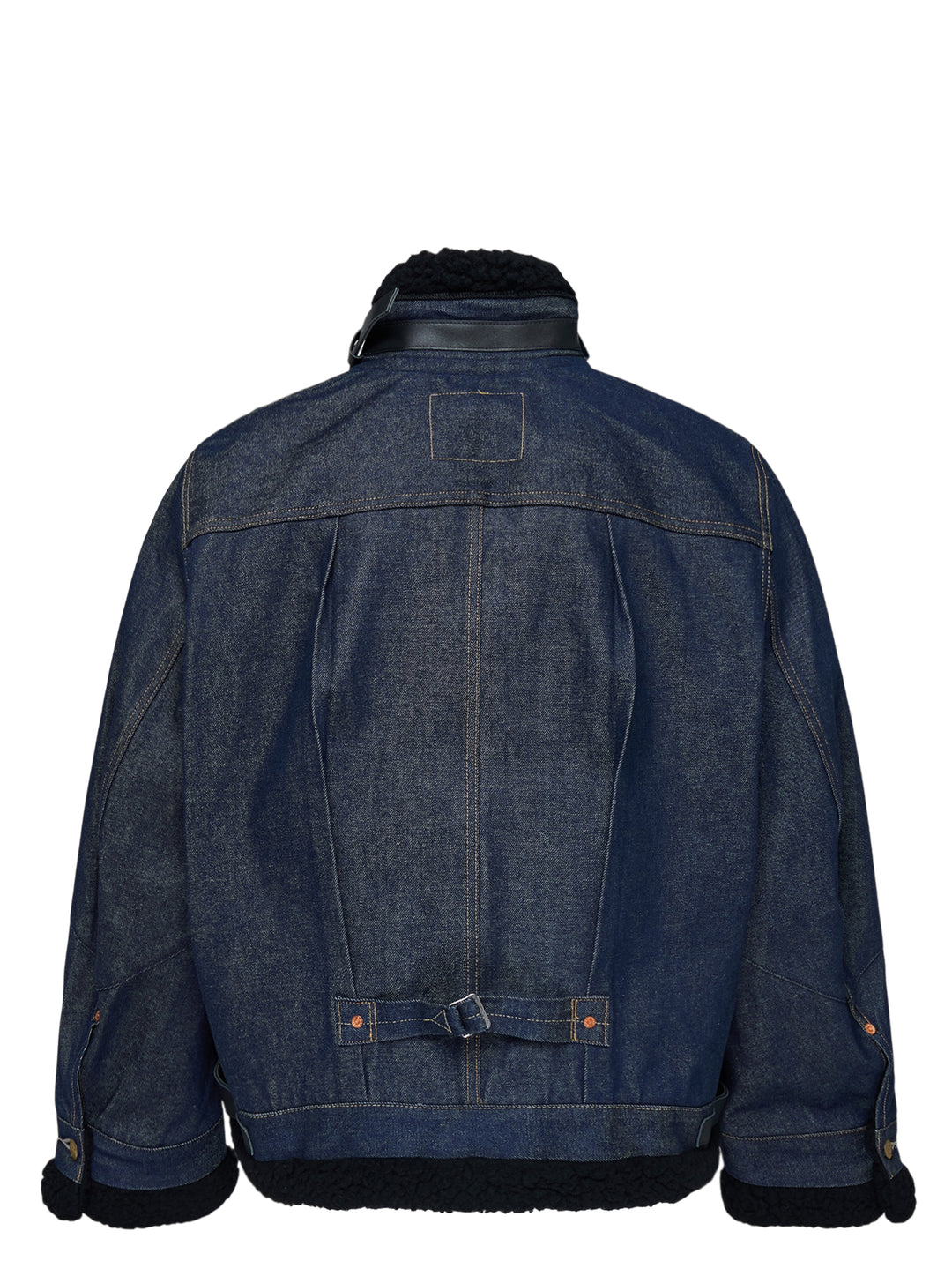 Sherpa Trimmed Denim Jacket