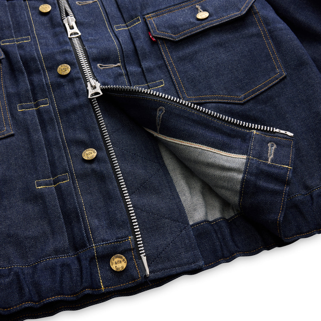 sacai Holiday Capsule Denim Blouson Jacket - view 3