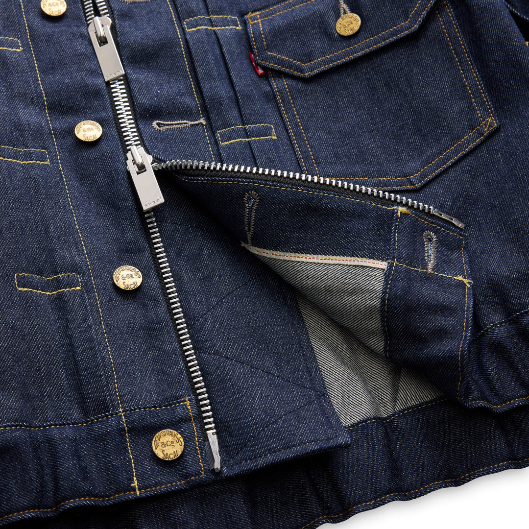sacai Holiday Capsule Denim Blouson Jacket - view 3
