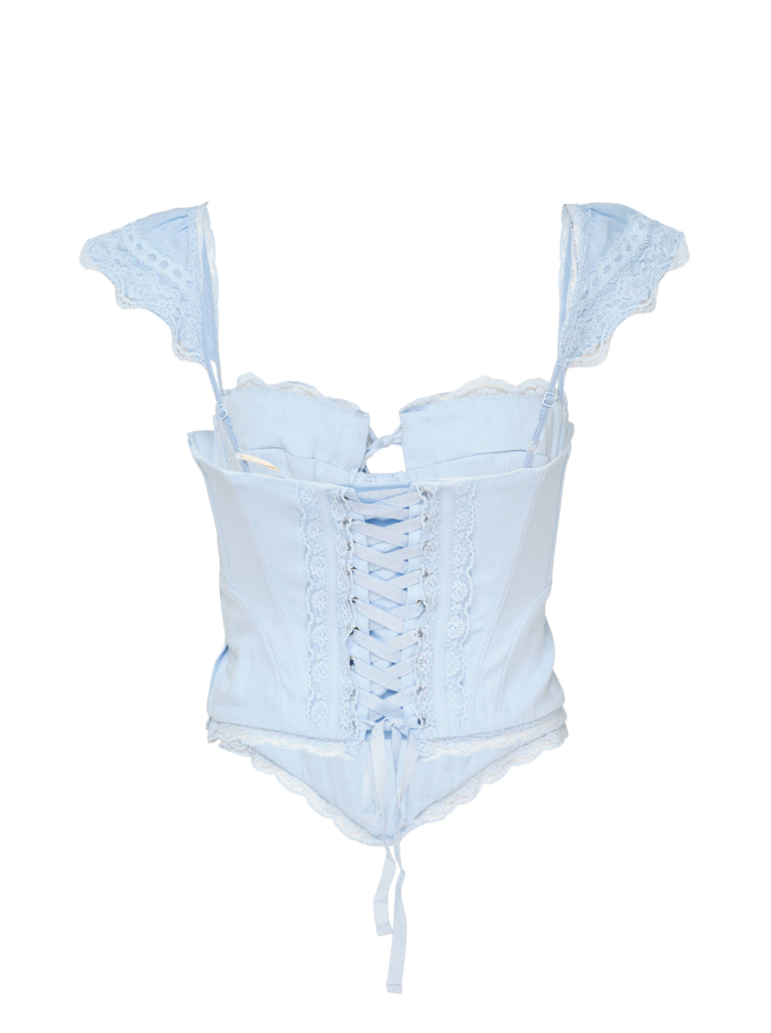 GLOWNY Powder Lace Corset Top - view 2