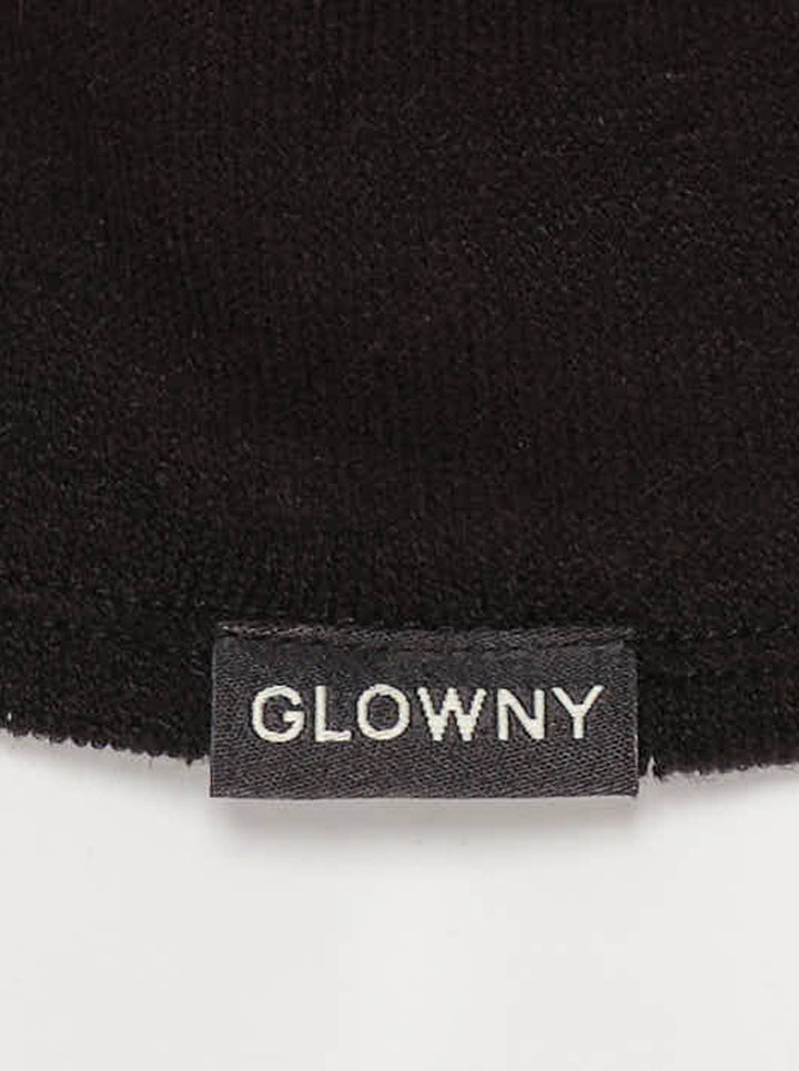 Glowny Melt Sleeve Blouse in black, featuring a wide bateau neckline and dramatic fluted three-quarter sleeves with a cropped silhouette - view 4