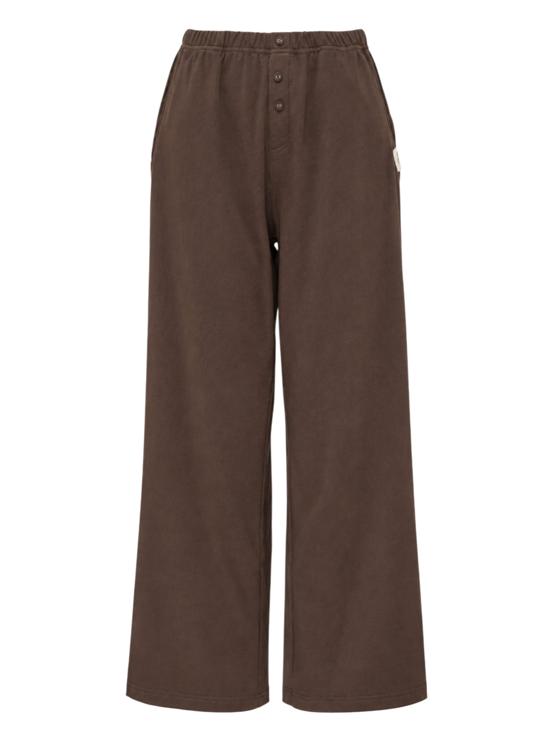 GLOWNY Button Fly Wide Leg Pants