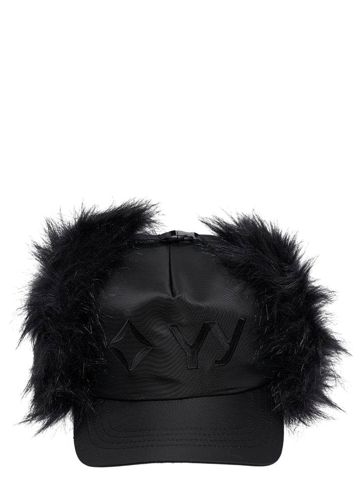 OPEN YY Faux Fur Ear Flap Cap