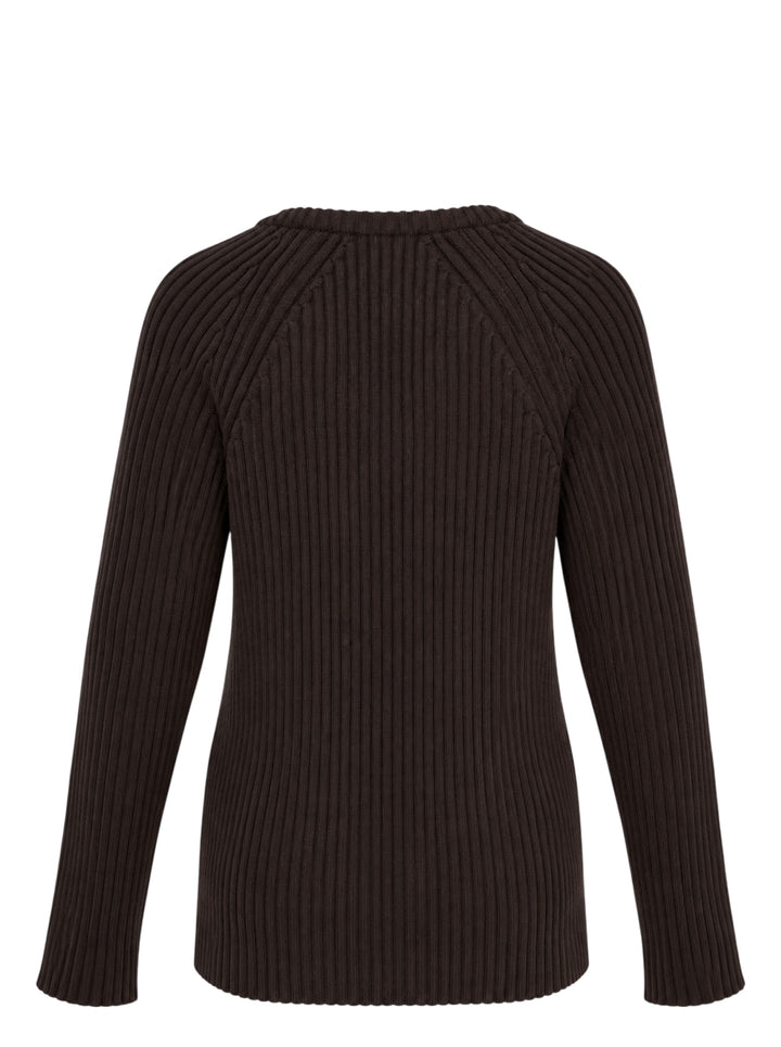 OPEN YY Zip Slit Knit Sweater - view 2