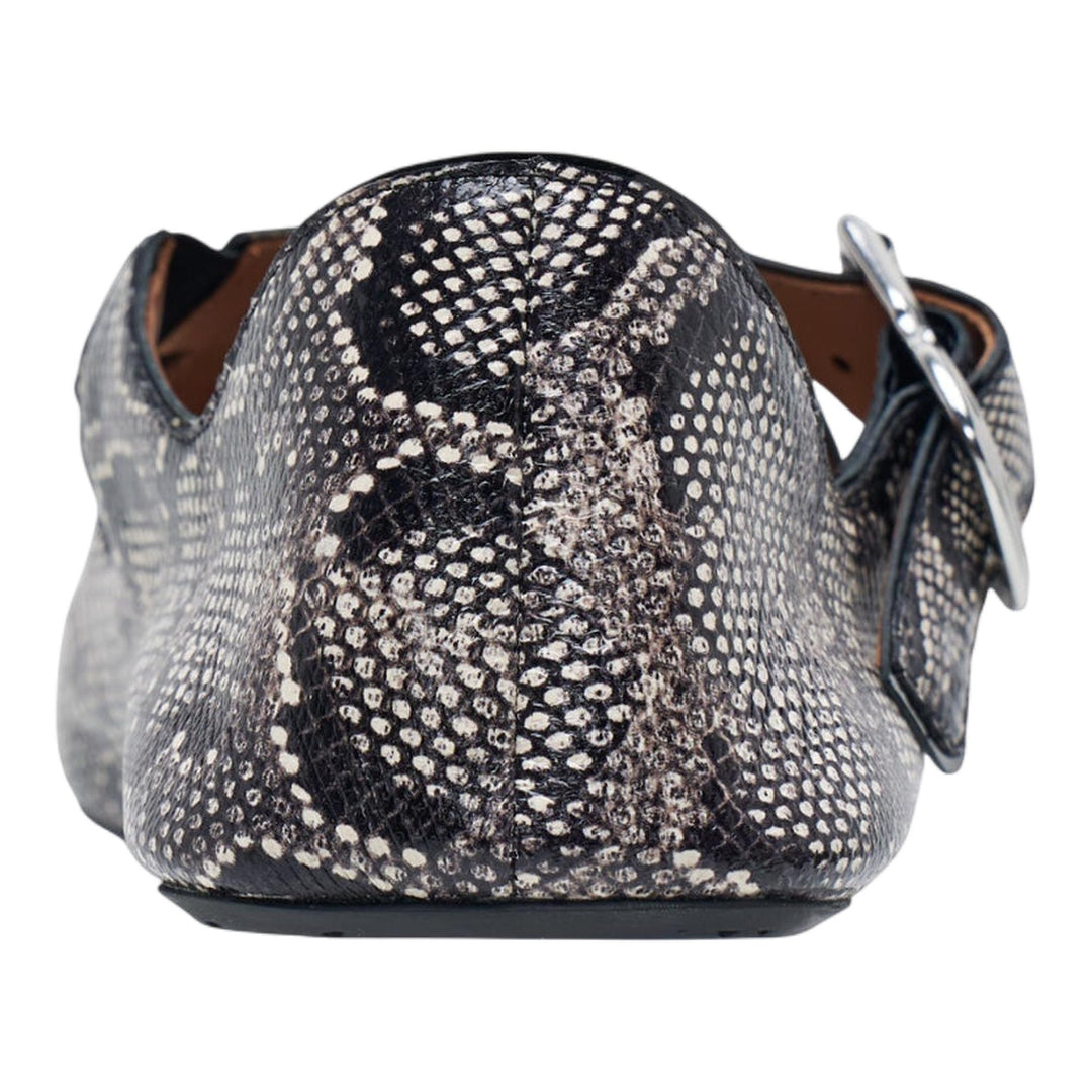 Club21 - ALAIA - Ballet Flats Karung Snakeskin - FLAT SHOES - Animal Print