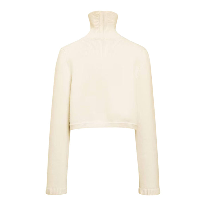 Club21 - ALAIA - Cut-Out Jumper - JACKETS - Off-White