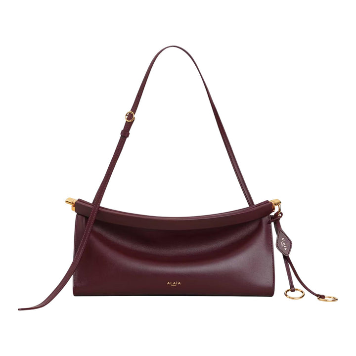 Club21 - ALAIA - East West M Calfskin Glossy - HANDBAGS - Burgundy
