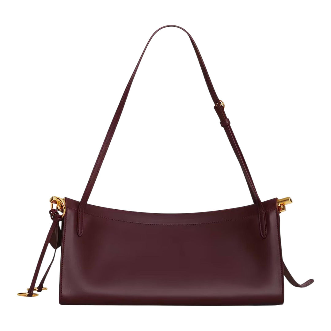 Club21 - ALAIA - East West M Calfskin Glossy - HANDBAGS - Burgundy