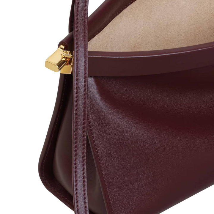 Club21 - ALAIA - East West M Calfskin Glossy - HANDBAGS - Burgundy