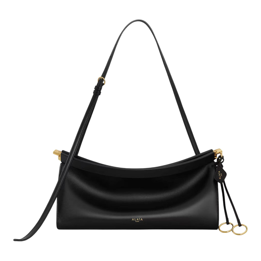 Club21 - ALAIA - East West M Glossy Calfskin - HANDBAGS - Black