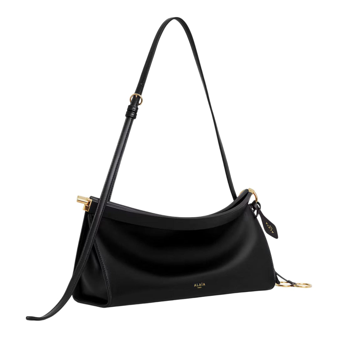 Club21 - ALAIA - East West M Glossy Calfskin - HANDBAGS - Black
