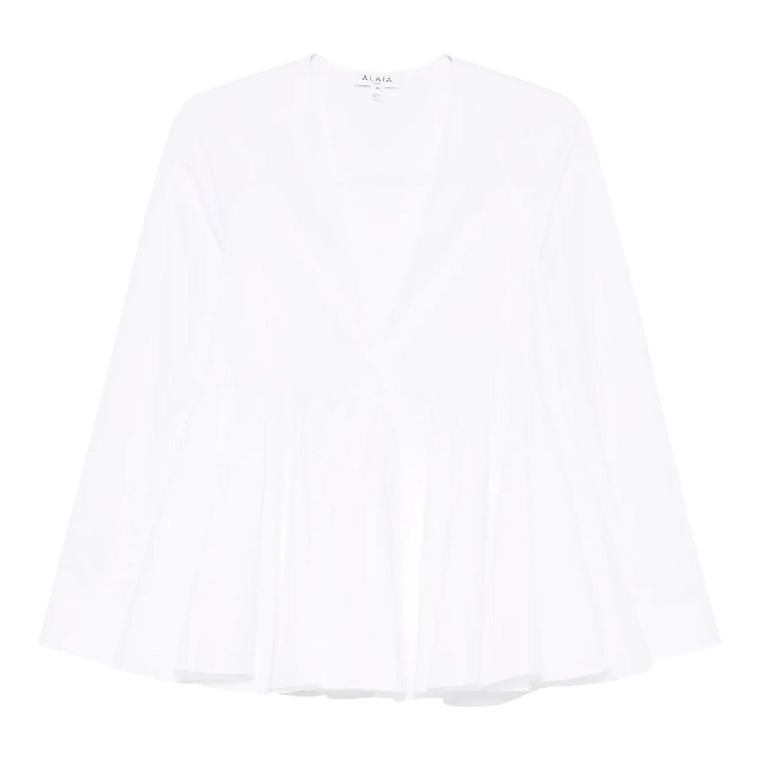 Club21 - ALAIA - Flare Shirt - WOVEN TOPS - White