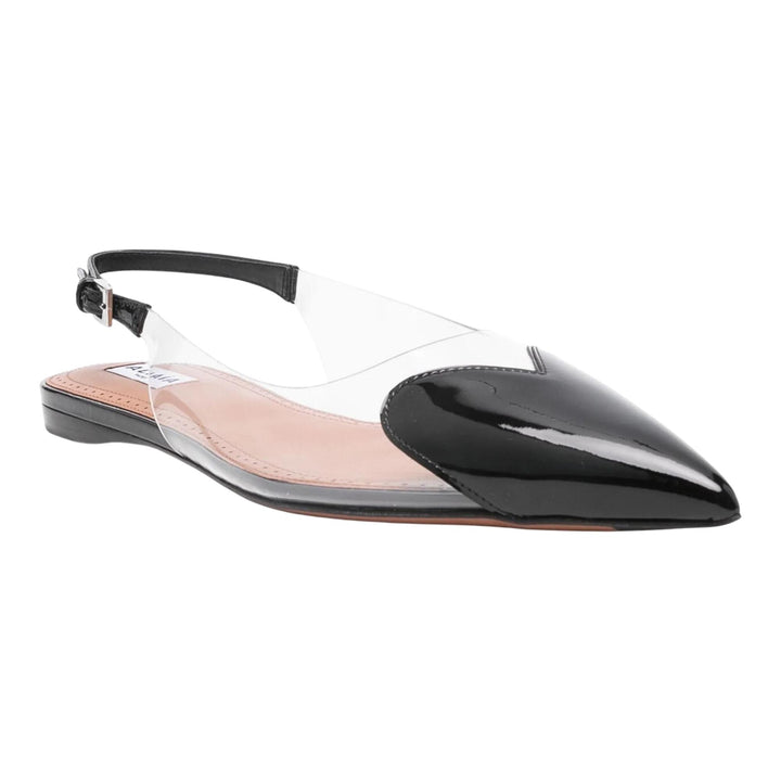 Club21 - ALAIA - Flat Slingbacks - FLAT SANDALS - Black