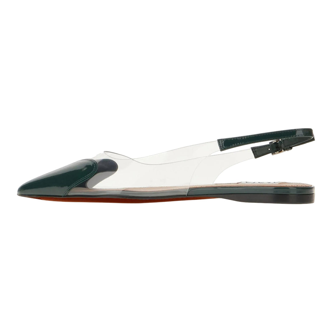 Club21 - ALAIA - Flat Slingbacks - FLAT SHOES - Green