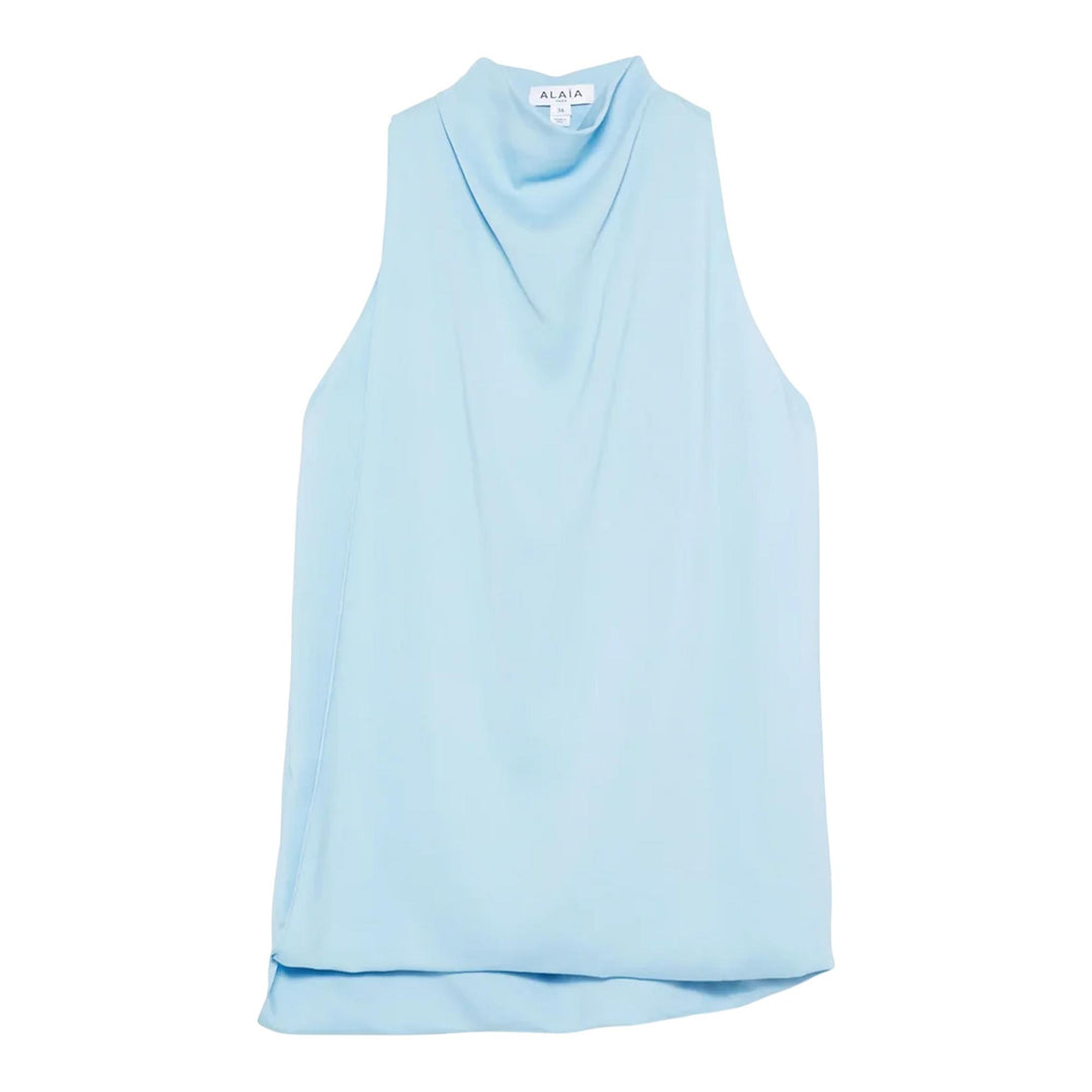 Club21 - ALAIA - Folded Top - WOVEN TOPS - Blue