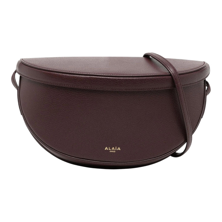 Club21 - ALAIA - Hip East West Bag Goatskin - HANDBAGS - Burgundy