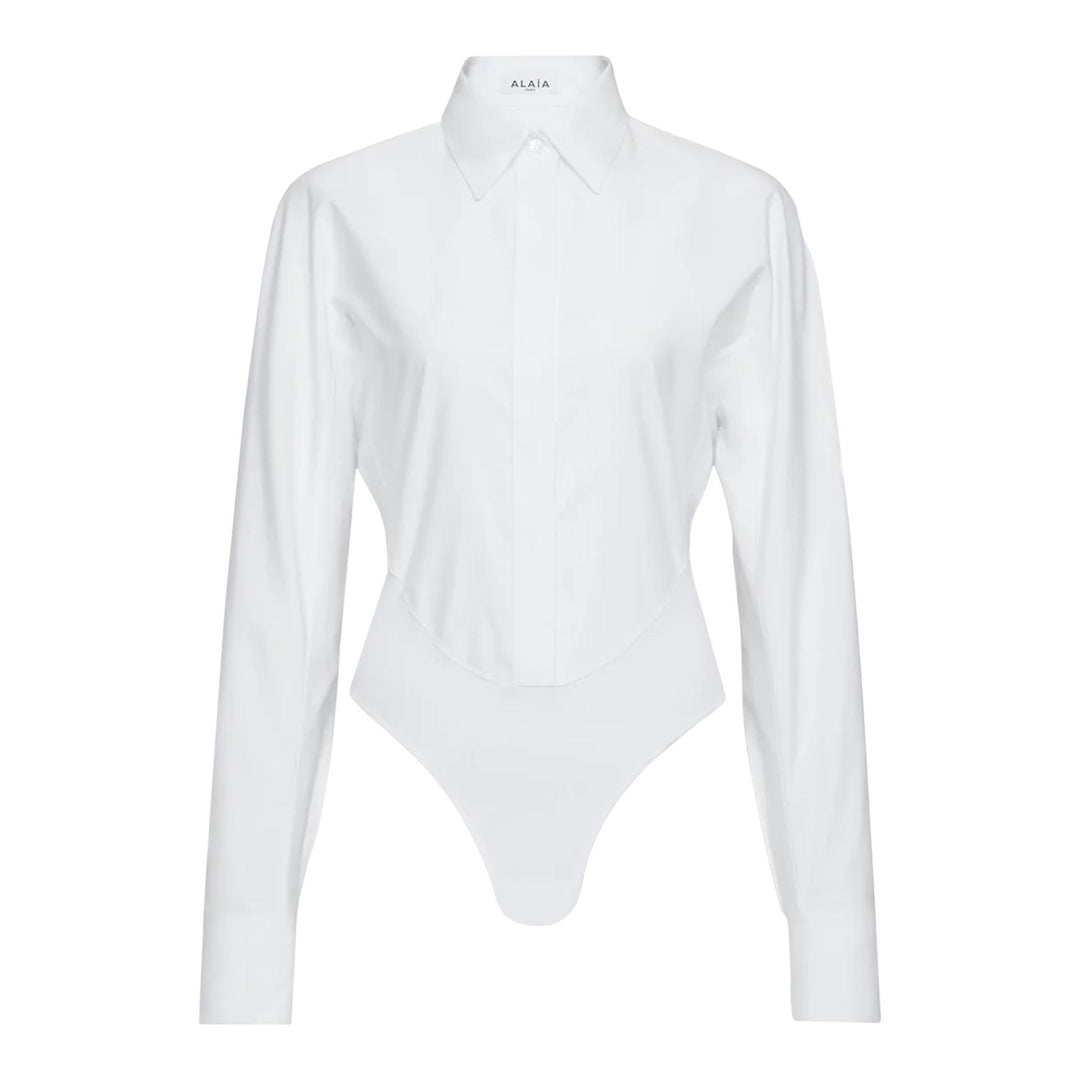 Club21 - ALAIA - Layer Bodyshirt - BODYSUITS - White