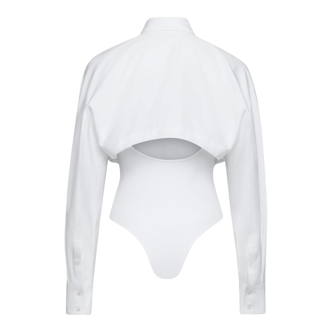 Club21 - ALAIA - Layer Bodyshirt - BODYSUITS - White
