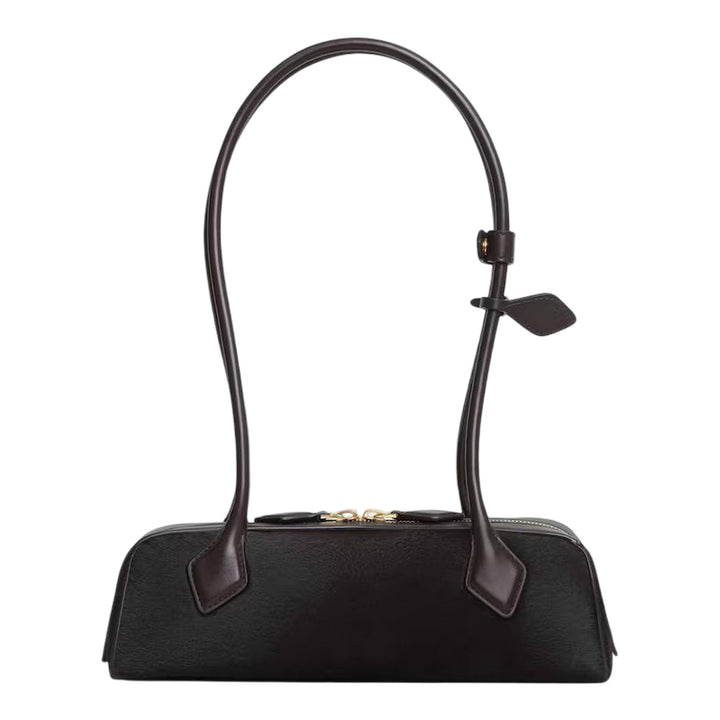 Club21 - ALAIA - Le Teckle Small Haircalf - HANDBAGS - Dark Brown