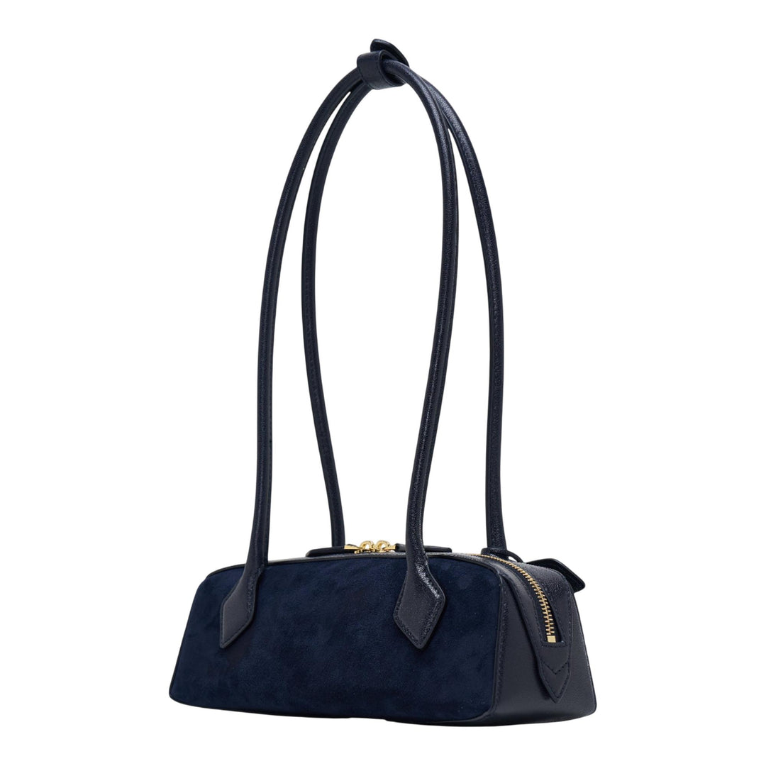 Club21 - ALAIA - Le Teckle Small Nubuck - HANDBAGS - Black