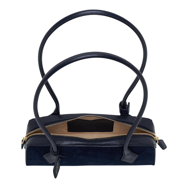 Club21 - ALAIA - Le Teckle Small Nubuck - HANDBAGS - Black