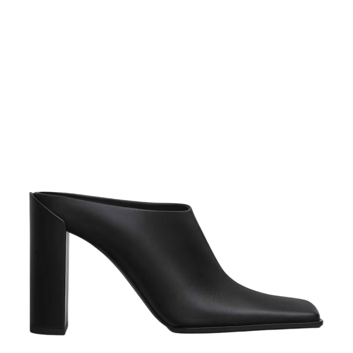 Mules 90 Shiny Calfskin